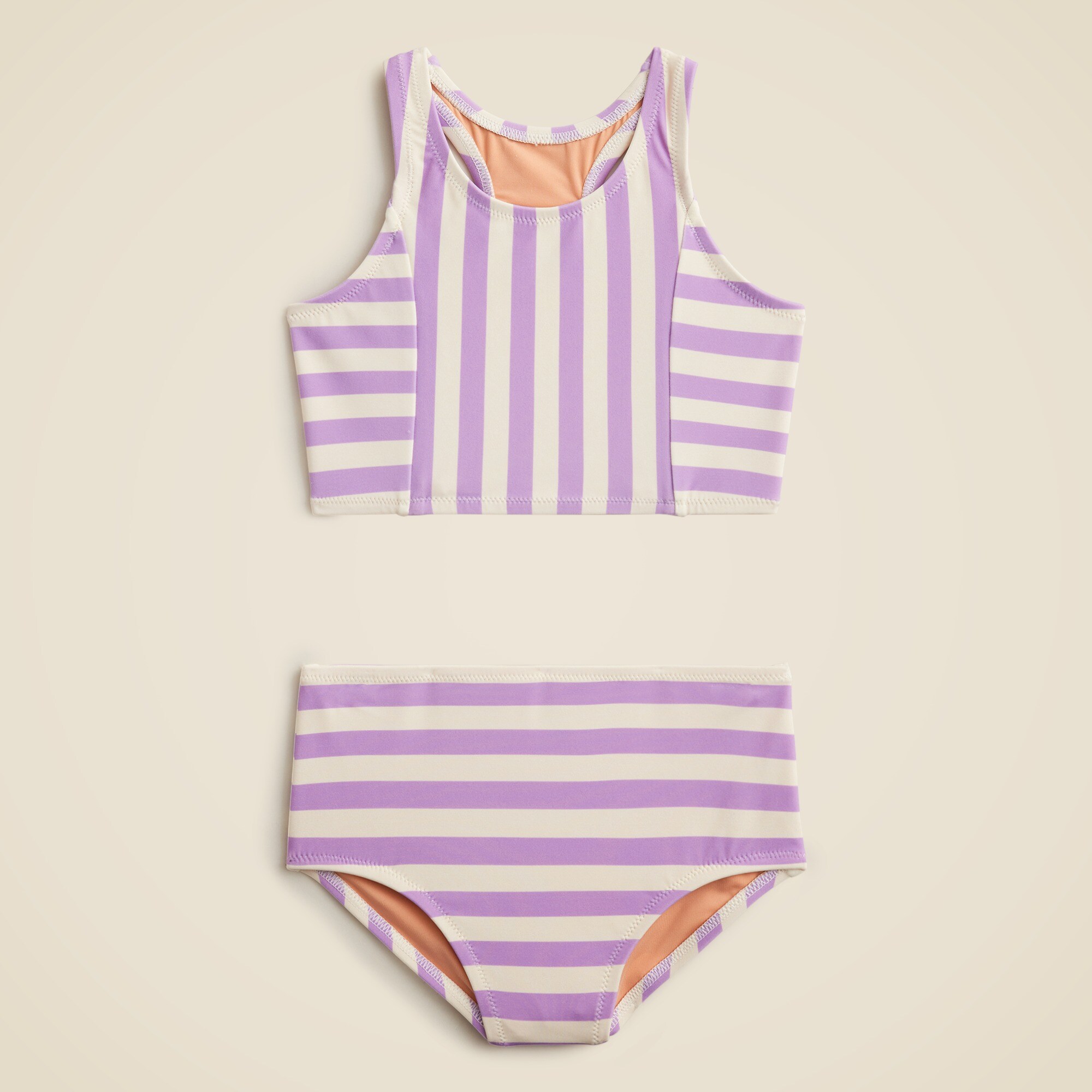 girls Girls' paneled two-piece swimsuit