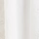 Embroidered midi dress in ramie WHITE